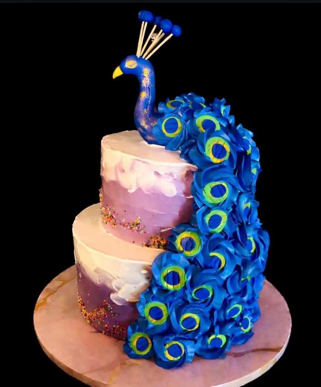 Peacock Cake
